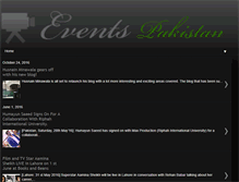 Tablet Screenshot of eventspakistan.com